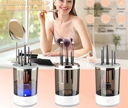 BINSBARRY Electric Makeup Brush Cleaner