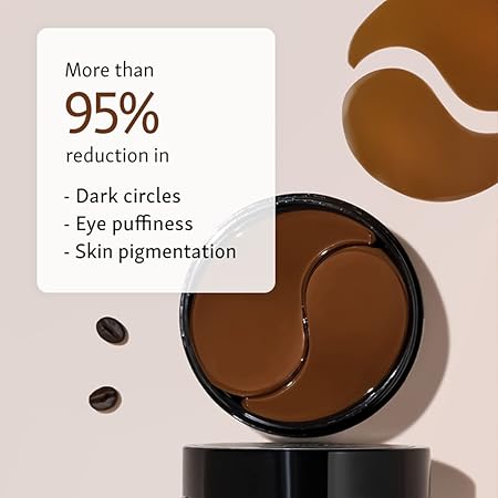 Mcaffeine Coffee Hydrogel Under Eye Patches For Dark Circles & Puffiness Reduction