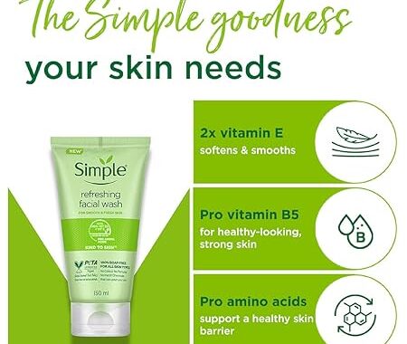 Simple Kind To Skin Refreshing Face Wash