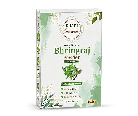 Khadi Omorose Bhringraj Powder for Nourishment of Hairs