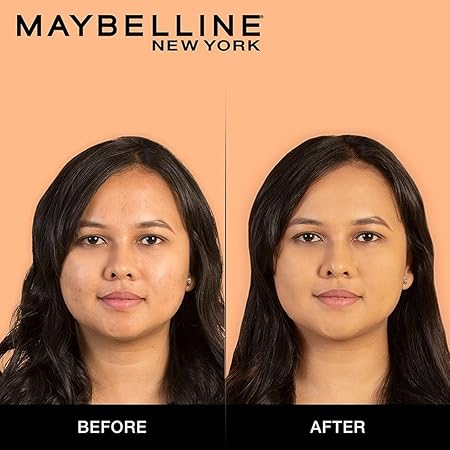 Maybelline New York Liquid Foundation, Matte & Poreless, Full Coverage Blendable Normal to Oily Skin